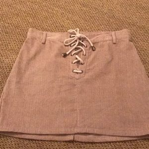 Tan kendall & kylie skirt